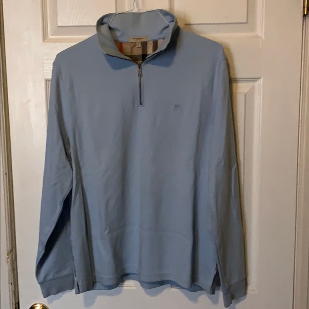 Lightweight blue Burberry sweater